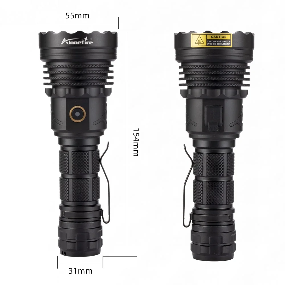 UV90MIL Linterna UV 365nm recargable – Detección de dinero y mineral - imagen 3
