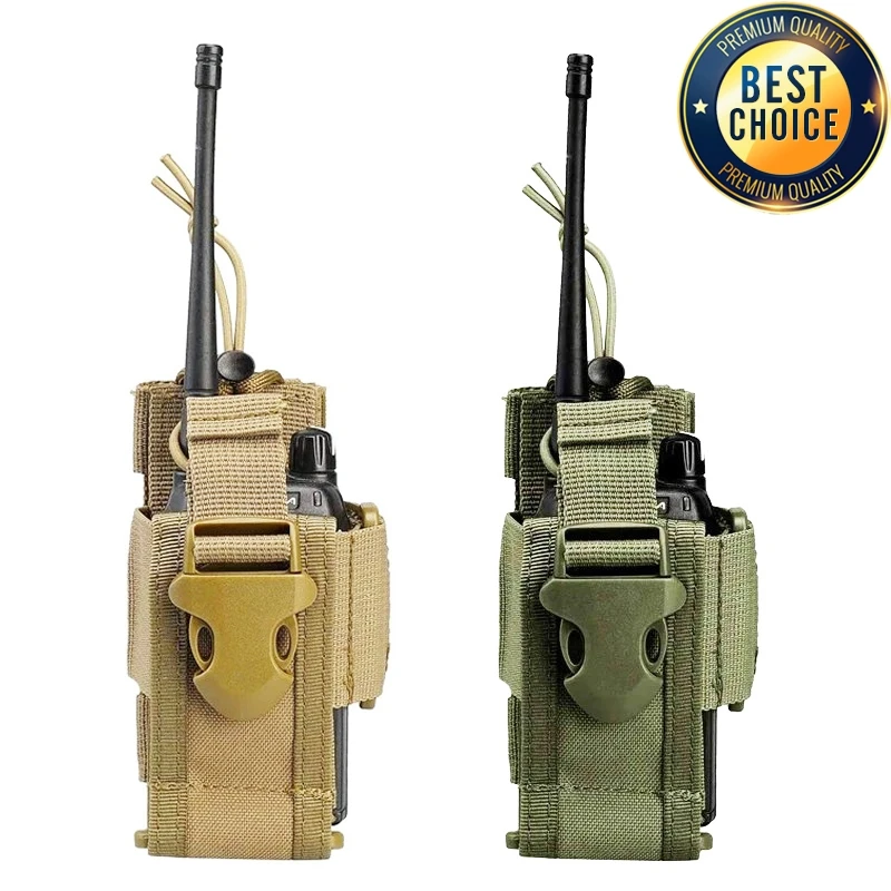 Bolsa radio Molle ajustable para walkie-talkie en exteriores