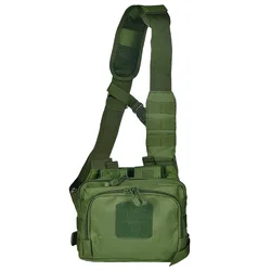 Bolsa táctica mensajera multifuncional para almacenamiento aire libre