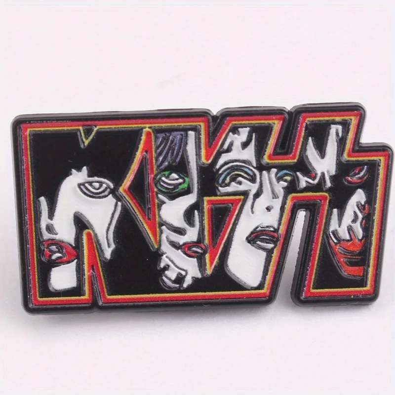 Pin esmaltado táctico de identidad con diseño cubista, para mochila - imagen 3