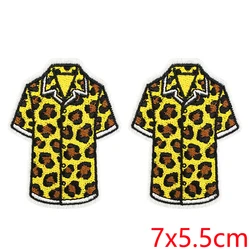 Parche termoadhesivo bordado leopardo corazón – para ropa