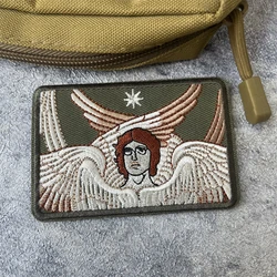 Parche bordado moral Ángel Seraphim – Velcro táctico para mochila