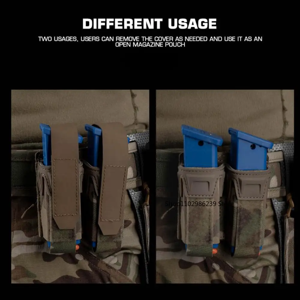 Portacargador MOLLE para pistola, individual o doble - imagen 3