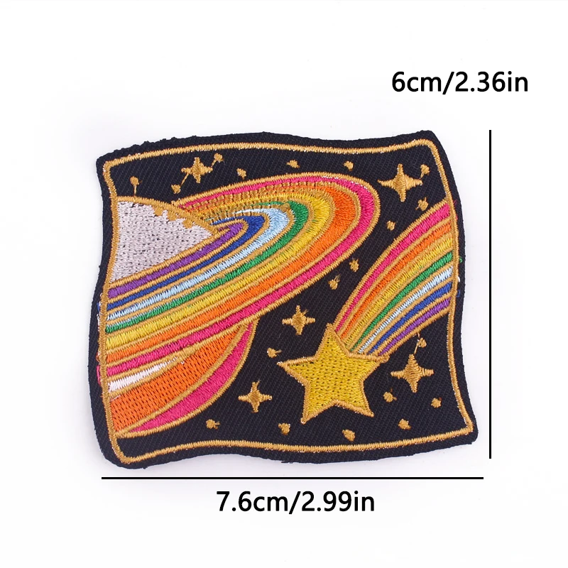 Parche termoadhesivo para mochila Van Gogh noche estrellada - imagen 4