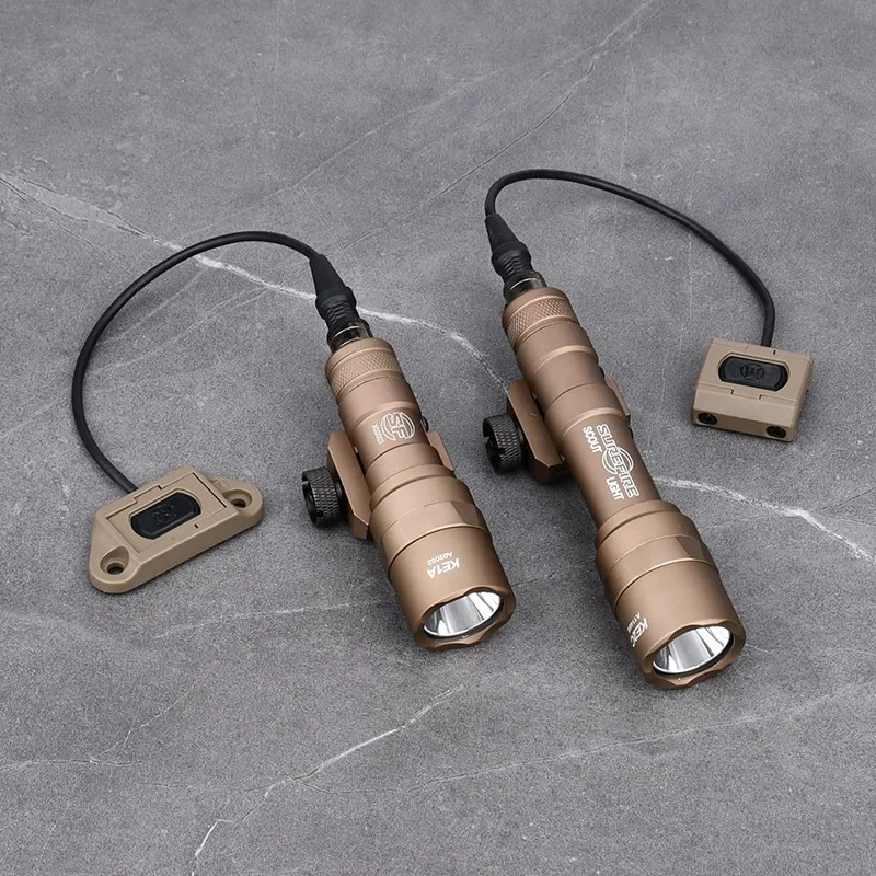 WADSN Linterna tactica M300/M600 para rifle - Potente luz de caza - imagen 3