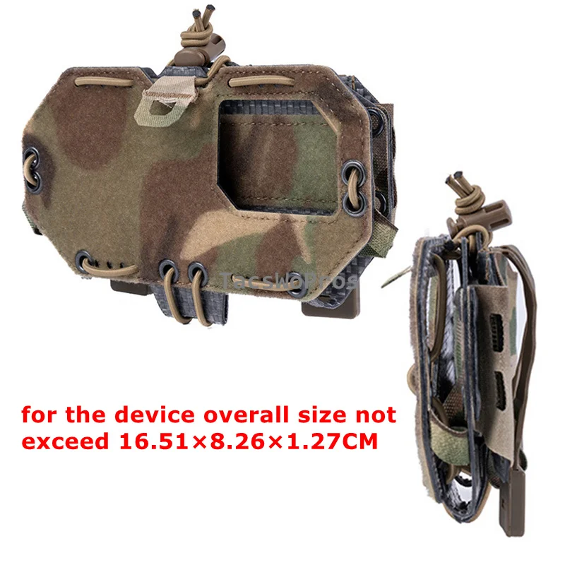 Portamóvil táctico MOLLE para chaleco y airsoft - imagen 4