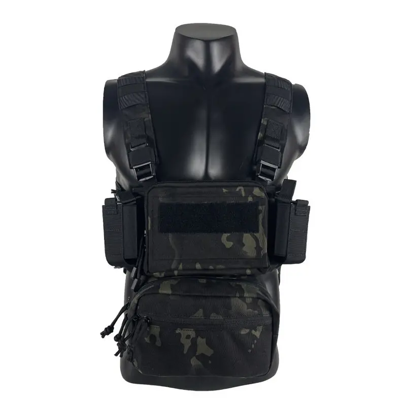DNC Bolsa de pecho táctica multifuncional Night Desert para MOLLE
