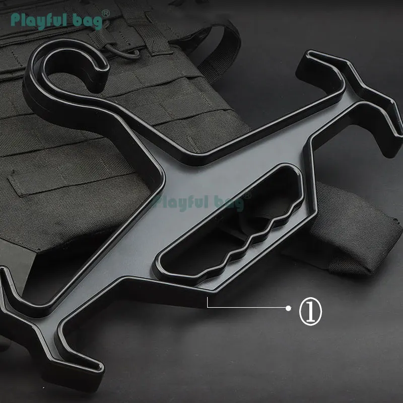 Chaleco táctico MOLLE grueso modular para Airsoft, aspecto robusto
