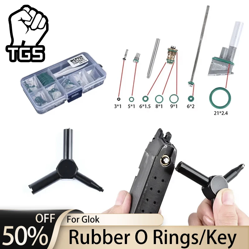 Marui TM Glock Juntas tóricas de goma flúor verde