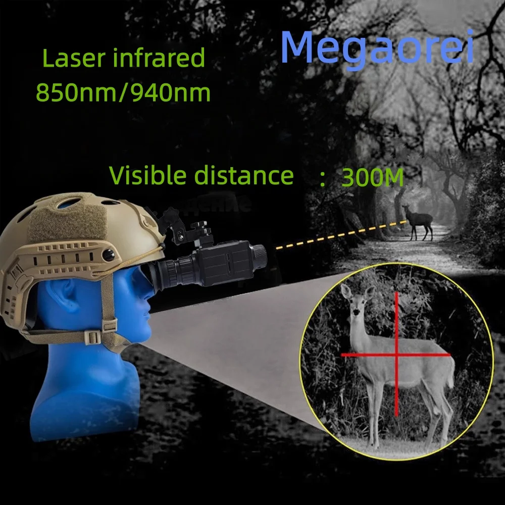 Visor nocturno para caza con aumento óptico y visión HD - imagen 2