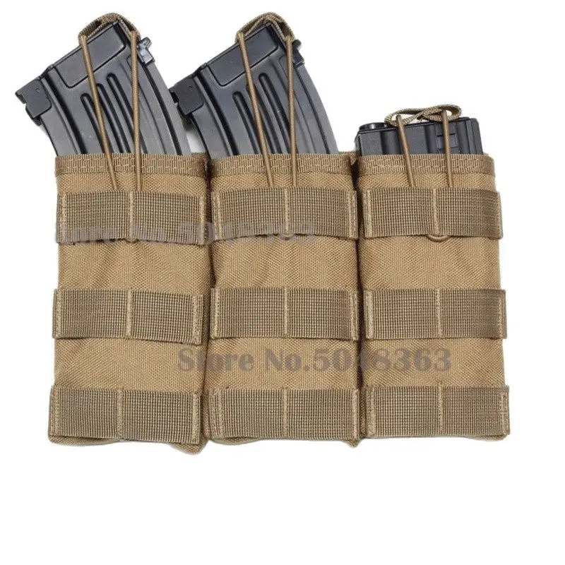 Bolsa táctica MOLLE triple compartimento superior para cargadores - imagen 3