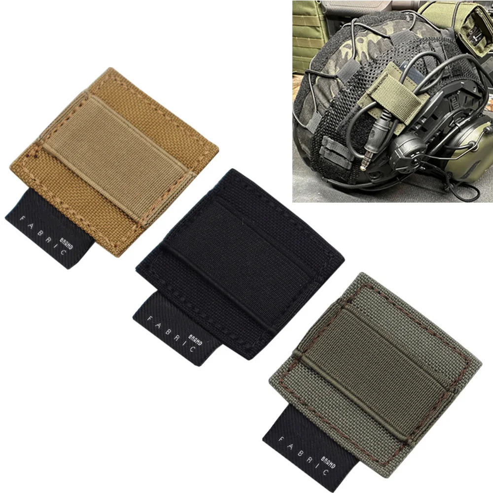 Kit accesorios tácticos para casco con auriculares y walkie talkie