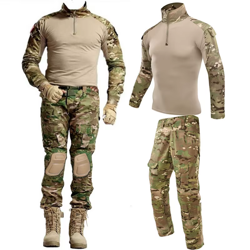 Conjunto táctico Airsoft hombre – Camuflaje woodland