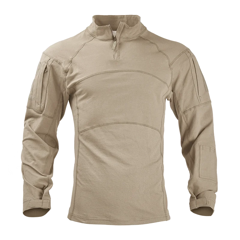 Camisa táctica camuflaje transpirable manga larga hombre resistente - imagen 5