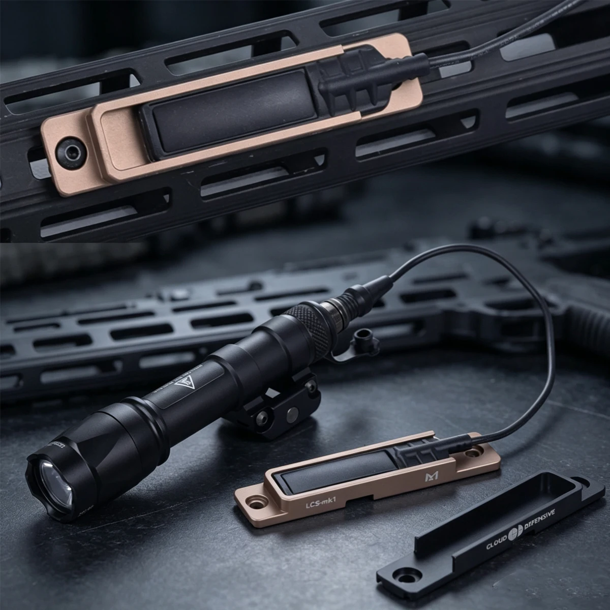 SureFire SMR M-LK, interruptor remoto de presión para M600/M300 - imagen 2