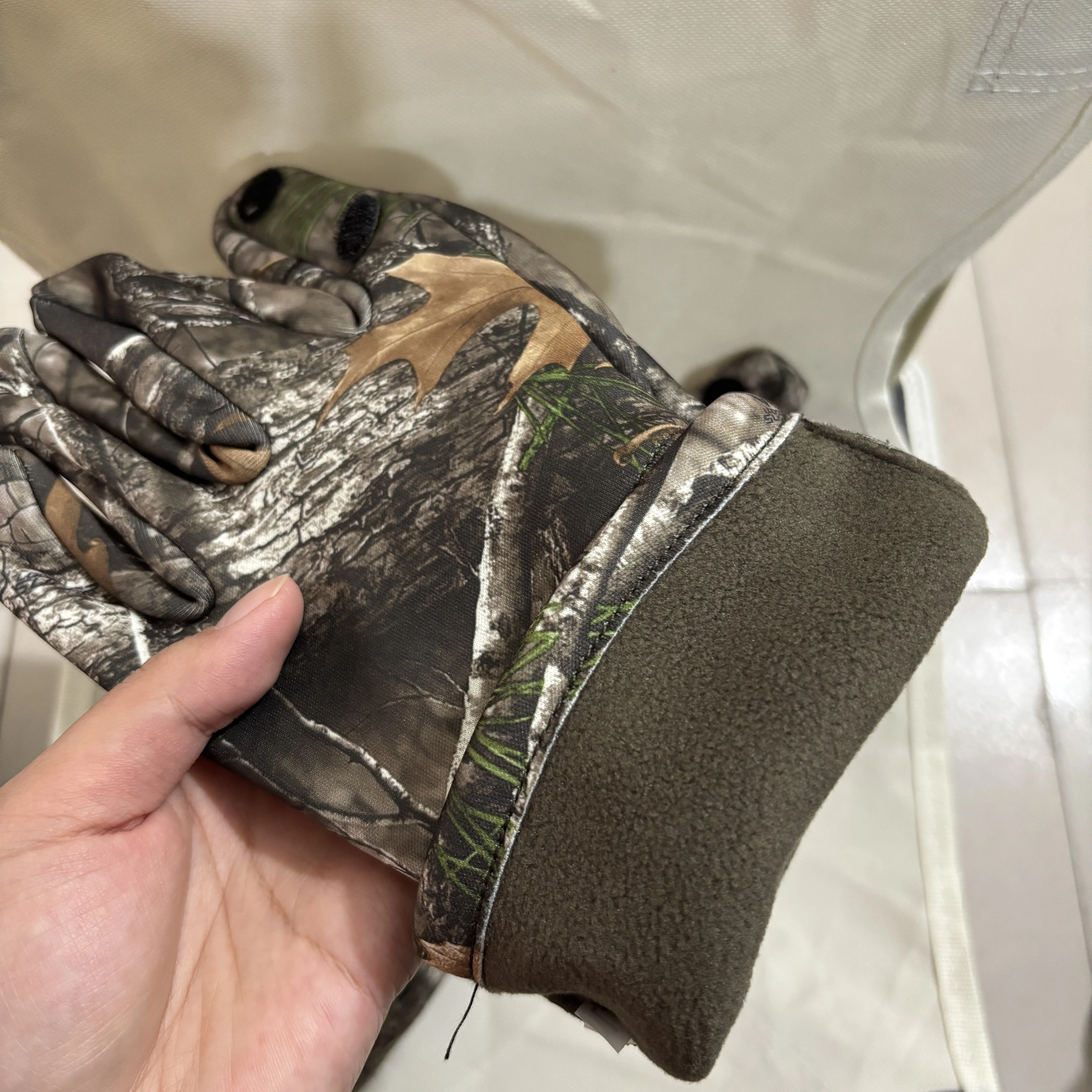 Guantes de caza camuflaje biomimético impermeables antideslizantes arco - imagen 4