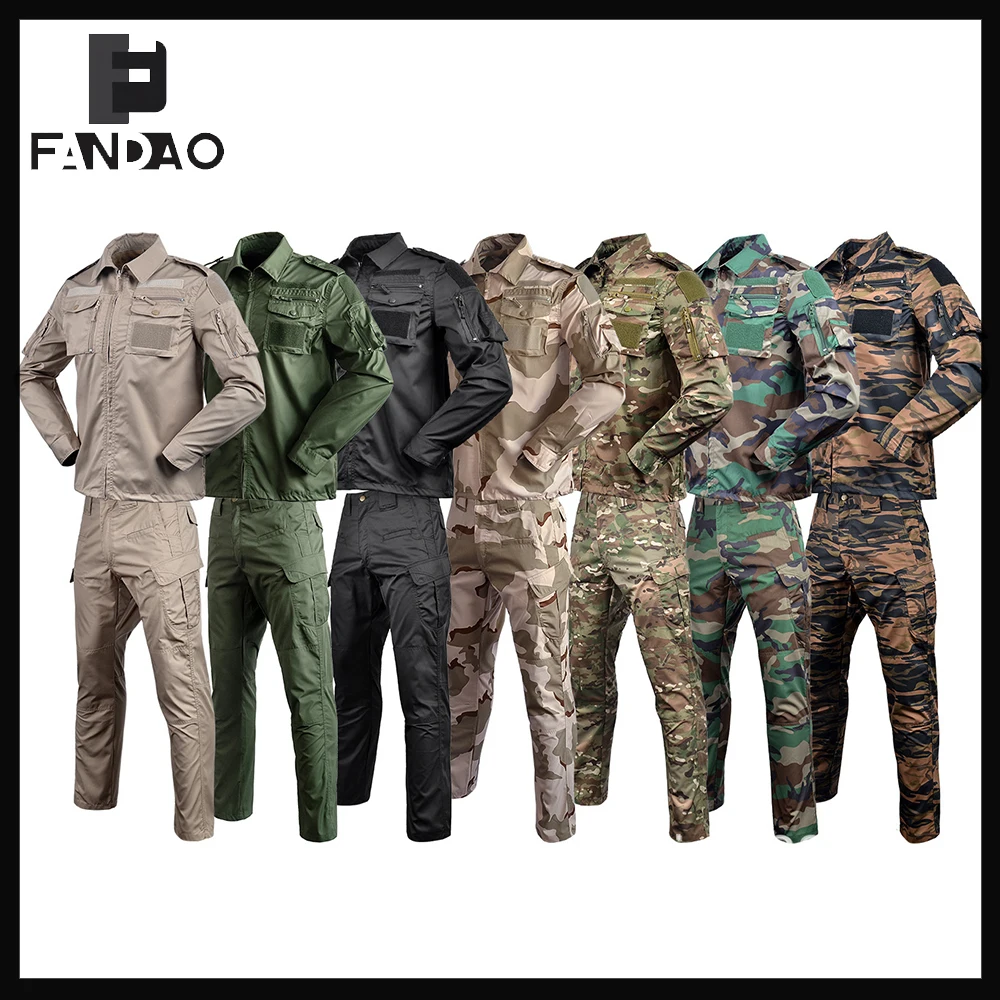 Uniforme táctico de entrenamiento manga larga transpirable camuflaje - imagen 2