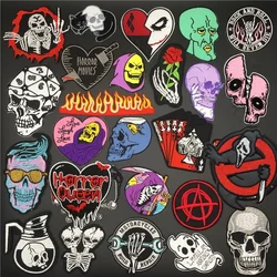 Patches tácticos punk bordados para chaqueta MOLLE