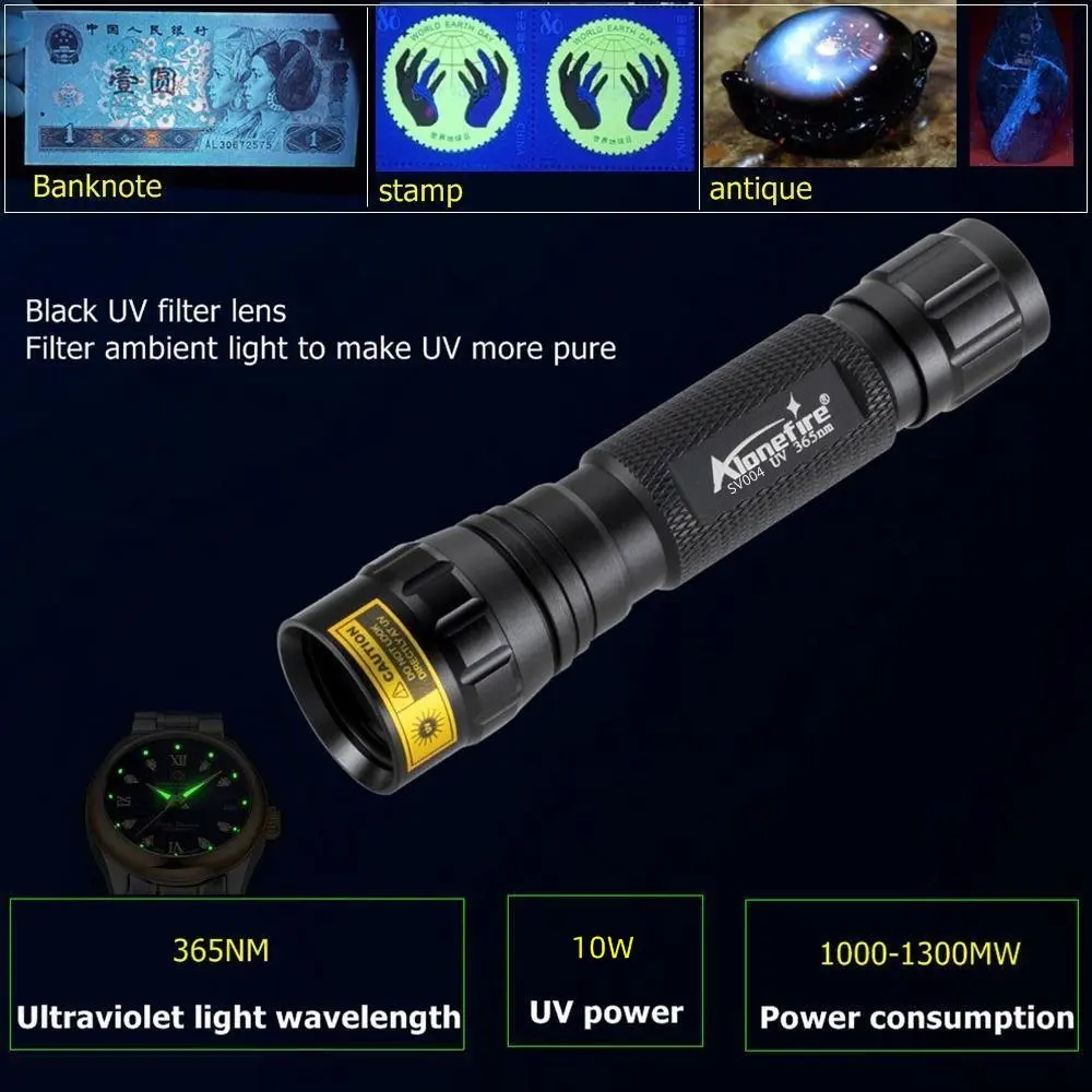 Linterna UV LED para tinta invisible y detectar orina de mascotas - imagen 5