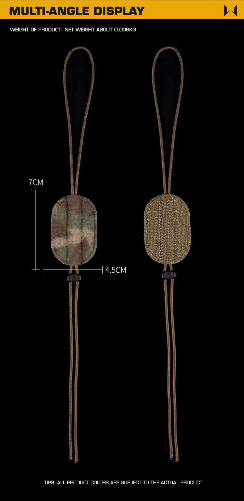 Opciones de color del cordón NVG