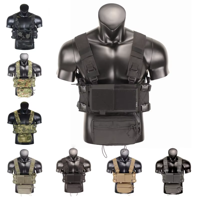 MK4 Chest Rig táctico MOLLE con pouch porta cargadores 5.56 - imagen 2