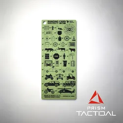 Tarjeta telémetro PVC rígida impermeable antirrayas para tiro cosplay