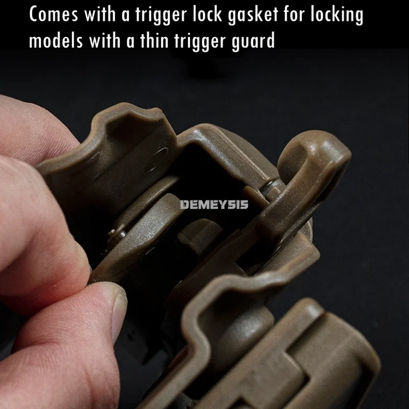 Funda pistola táctica universal MOLLE – Resistencia y acceso rápido - imagen 5