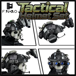 Casco táctico COD Ghost con auriculares NVG para airsoft