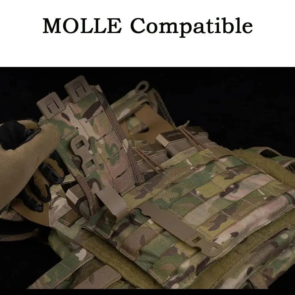 Detalle de montaje y sujeción MOLLE