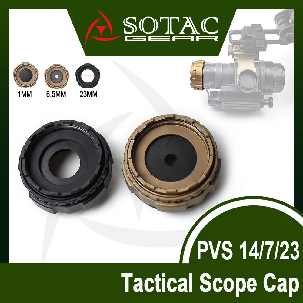 Cubierta protectora NVG de metal para PVS14 PVS7 PVS23 – Tapa visor de visión nocturna