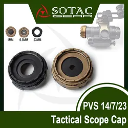 Cubierta protectora NVG de metal para PVS14 PVS7 PVS23 – Tapa visor de visión nocturna