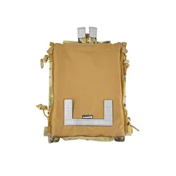 FOG chaleco táctico MOLLE para caza outdoor panel trasero fijo