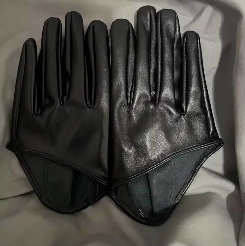 Guantes vintage sin dedos y media palma