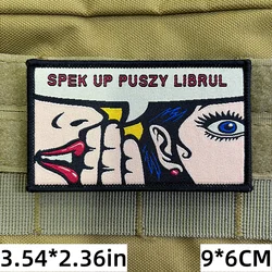 Parche táctico Spek Up Puszy Librul – Bordado con velcro para mochila