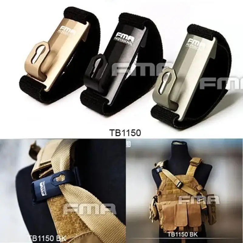 FMA gancho de anclaje táctico aluminio MOLLE para eslinga fija - imagen 4