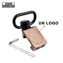 WADSN QD Sling Mount Offset Base metálica para riel Picatinny