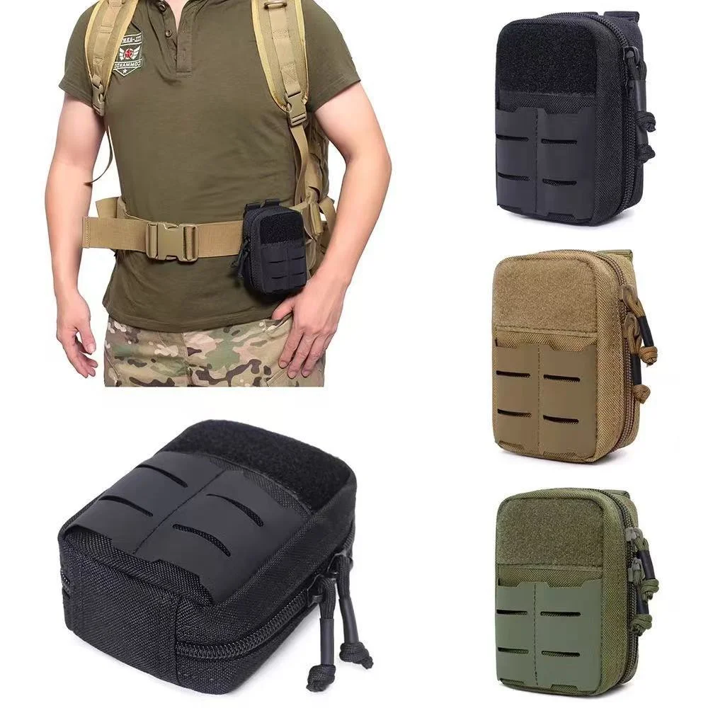 Bolso táctico MOLLE camuflaje bandolera riñonera mini multifunción