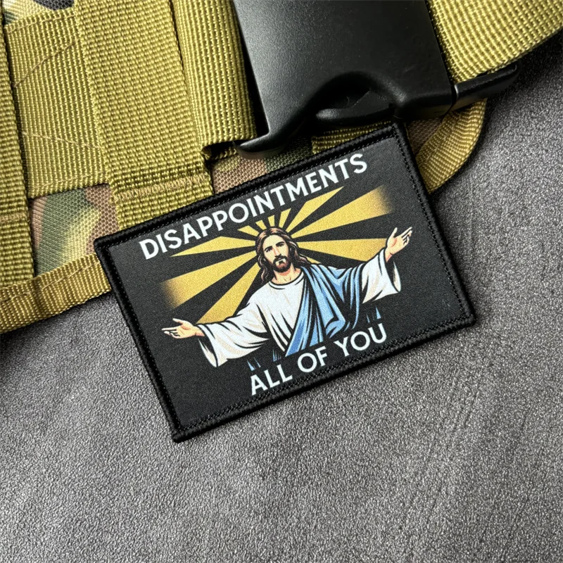 Parche táctico moral DISAPPOINTMENTS ALL OF YOU gancho y bucle