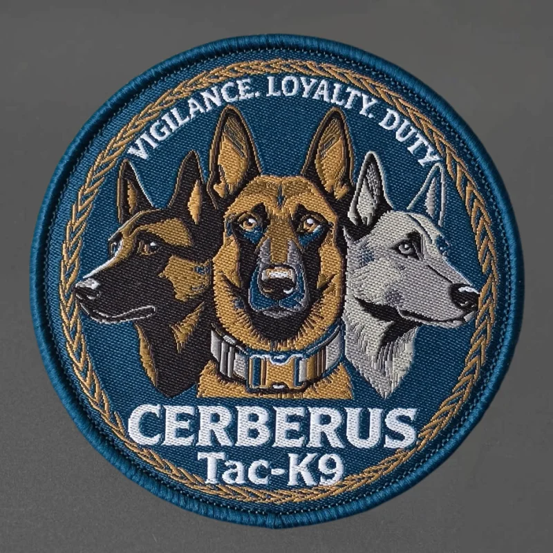 Tac-K9 Cerberus parche táctico moral con gancho y bucle para chaleco - imagen 3