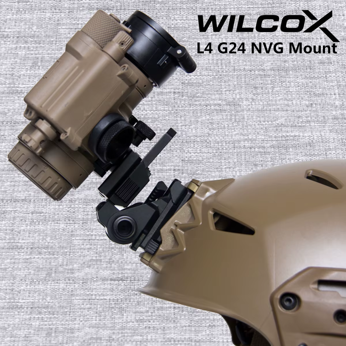 WILCO L4 G24 Montura casco visión nocturna liberación rápida - imagen 3