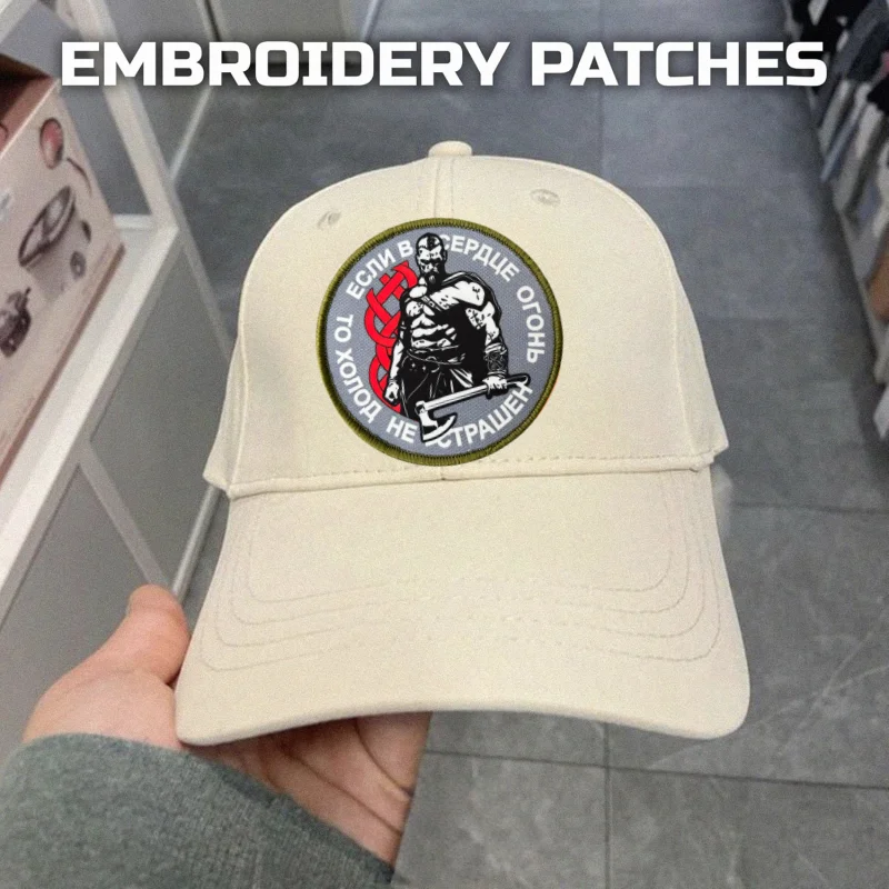 Nordic Warrior Parche táctico militar de soldado con velcro