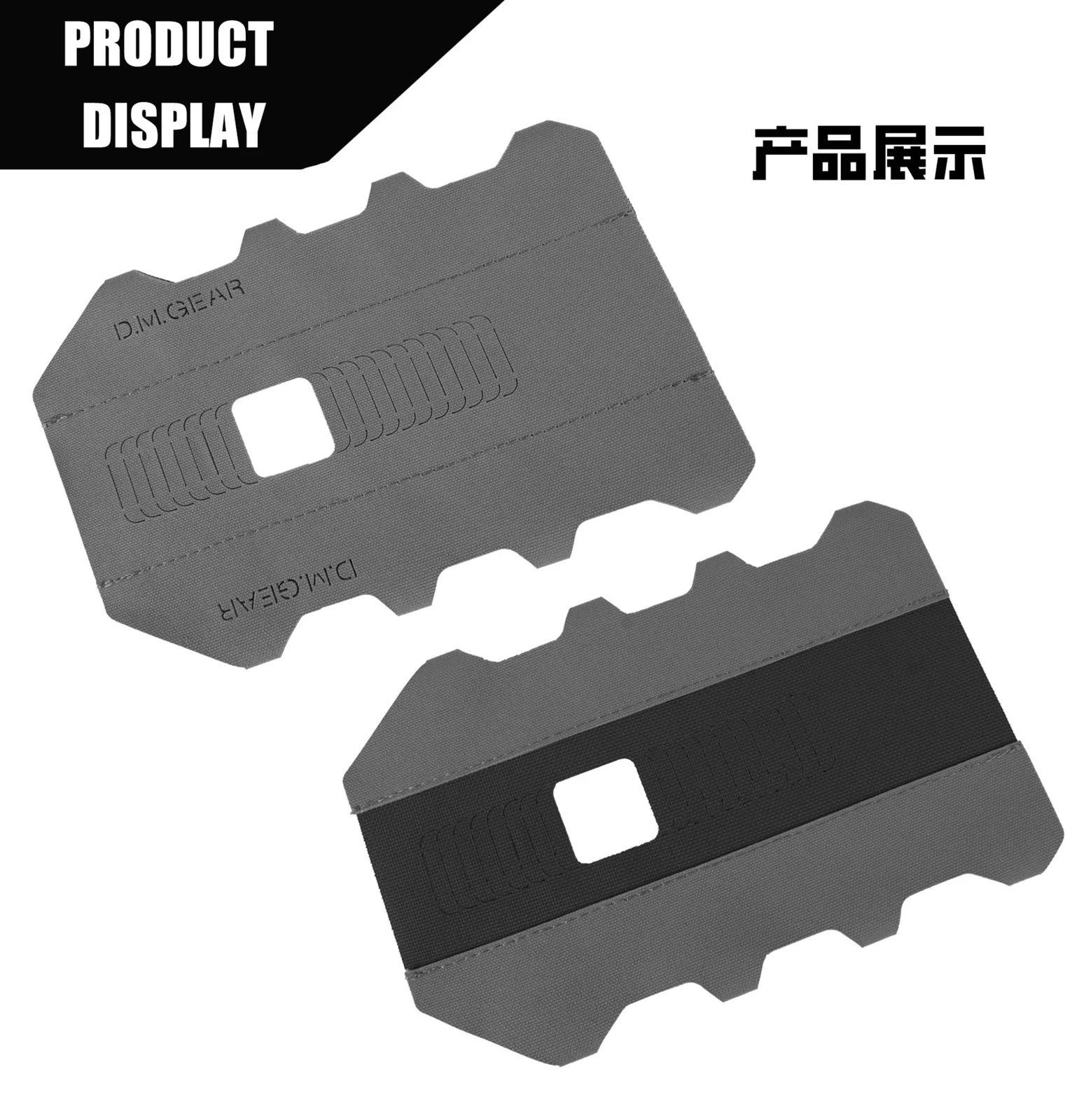 Empuñadura táctica Fishbone de madera universal para AR15