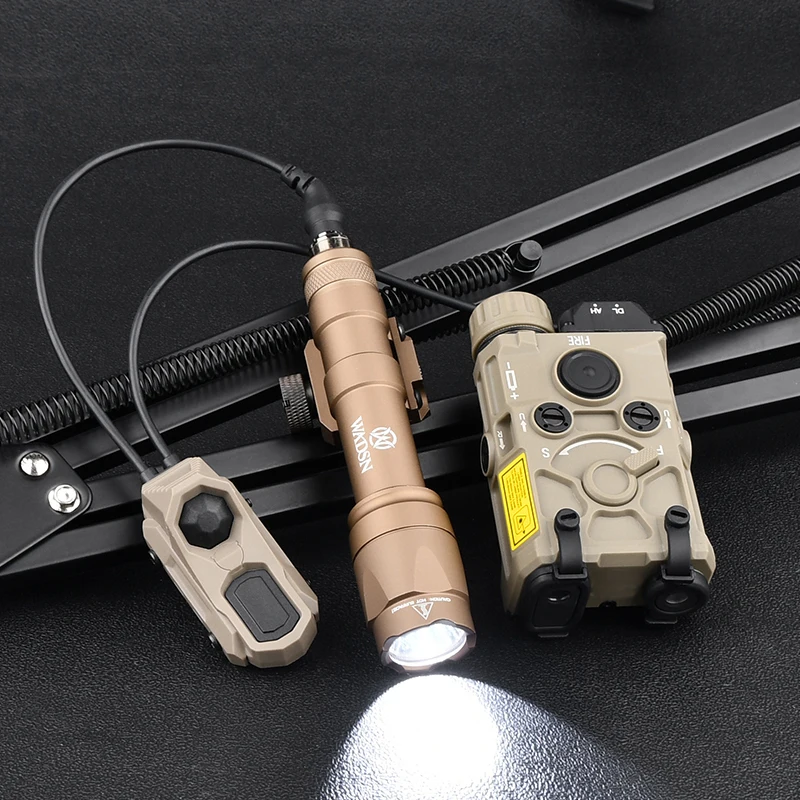 WADSN apuntador láser táctico VIS/IR con LED y carcasa nylon - imagen 3