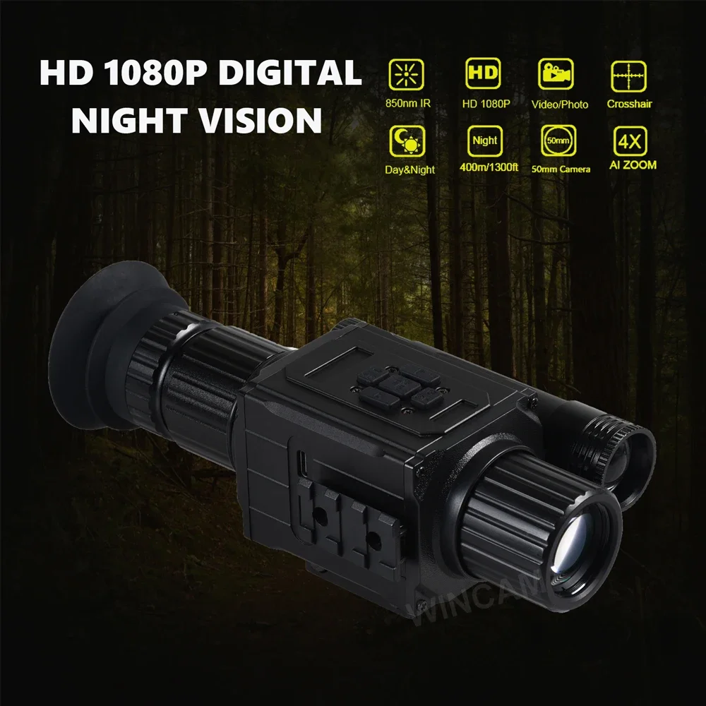 Monocular visión nocturna digital 5X vista frontal