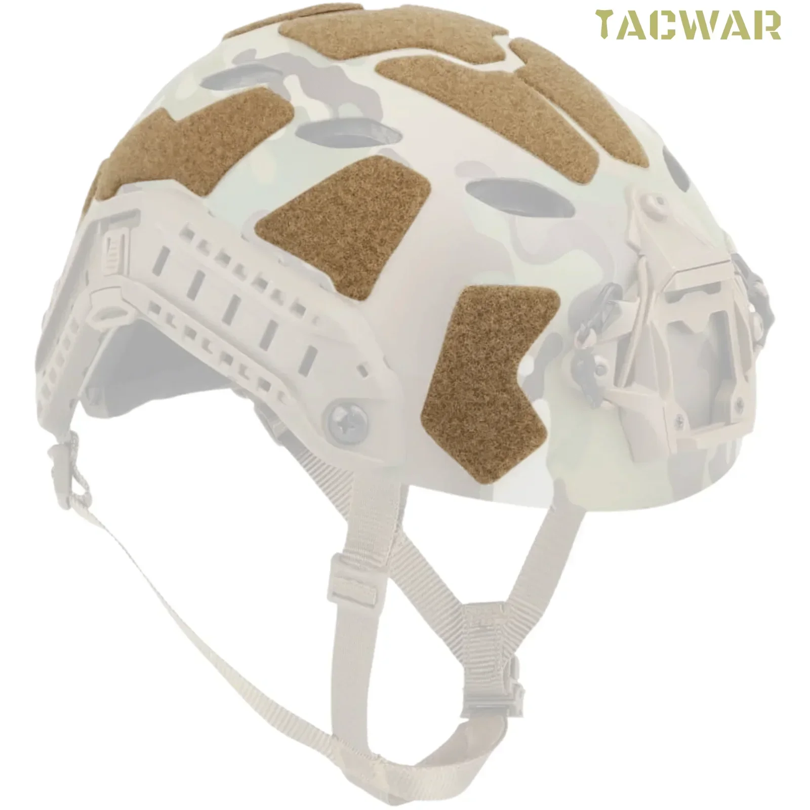 Cierres de velcro adhesivos para casco Airsoft – gancho y bucle - imagen 5