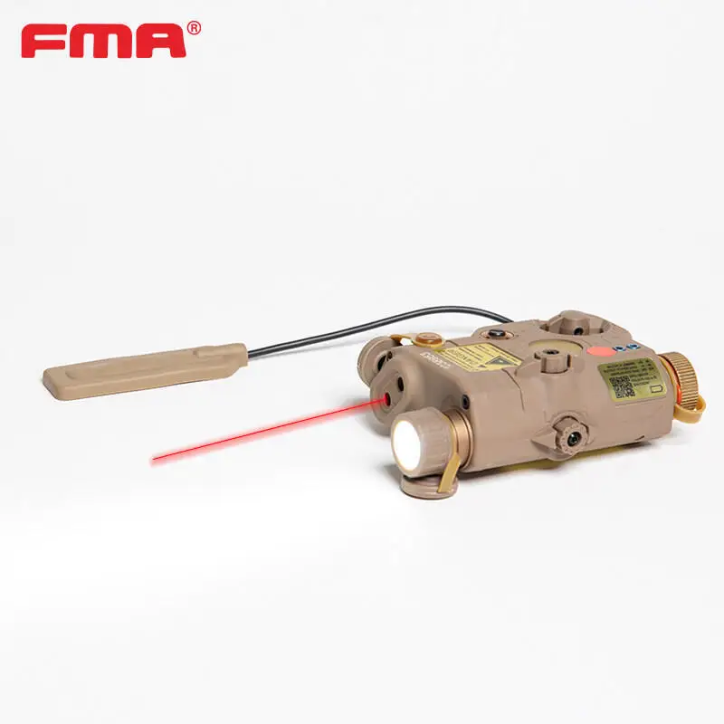 FMA PEQ-15 LA5 con láser rojo y luz LED blanca táctica - imagen 3