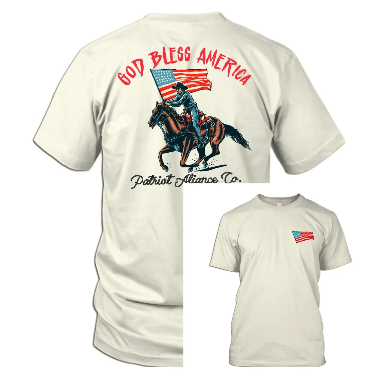 Camiseta Táctica Patriot Alliance God Bless America – Unisex - imagen 3