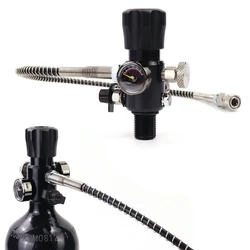 Adaptador recarga tanque aire 300 bar rosca M18x1.5