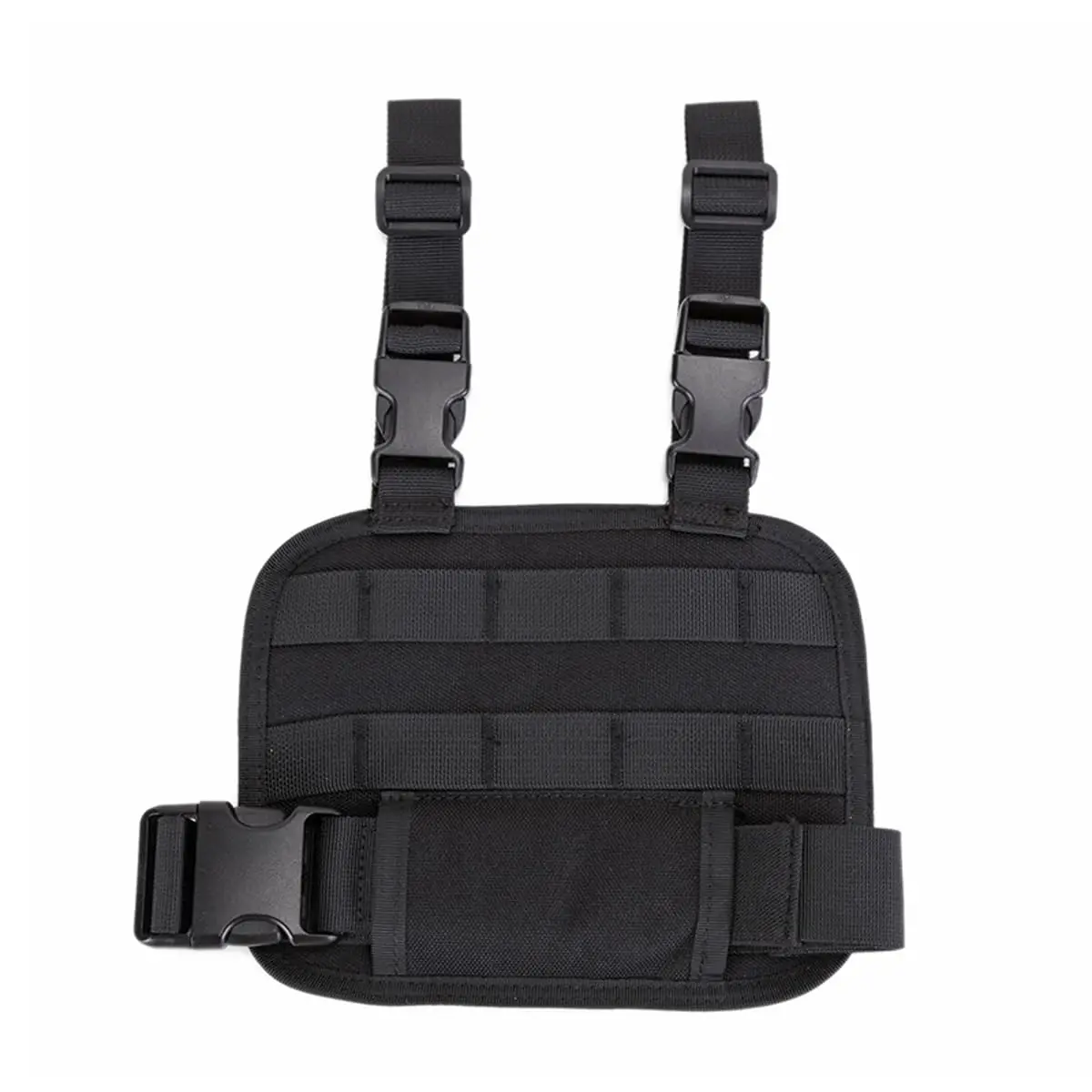 Detalle de correas MOLLE y estructura interior