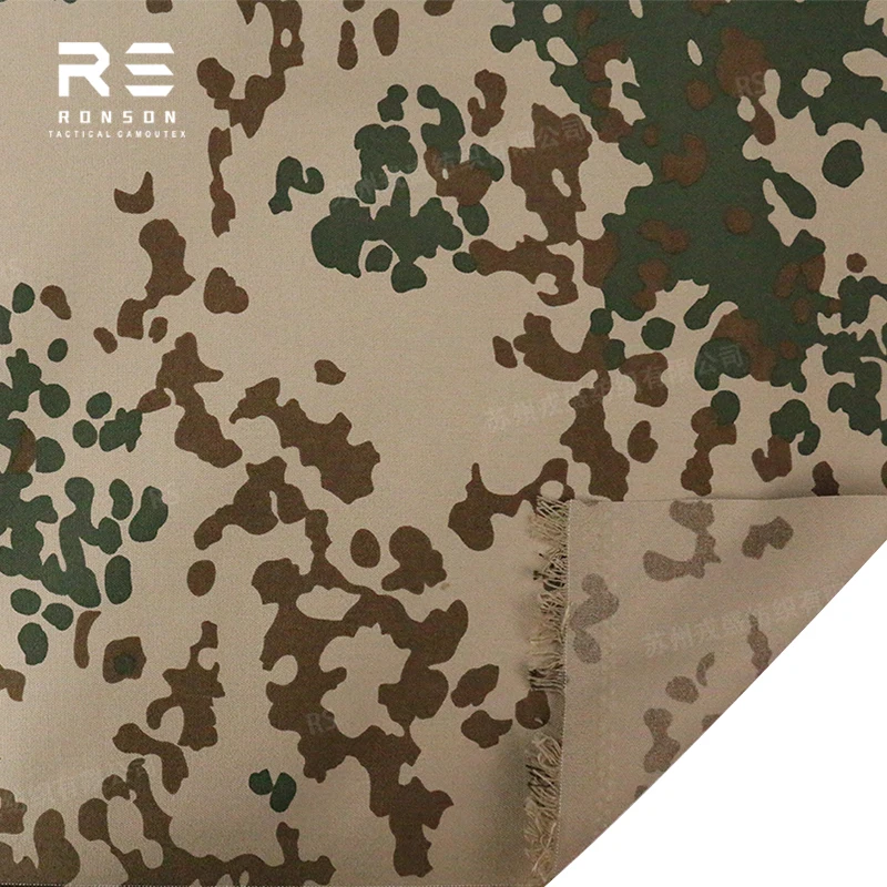 Cordura 500D Flecktarn Desert tejido repelente al agua PU táctico - imagen 4